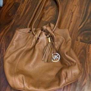 Michael Kors brown leather bag